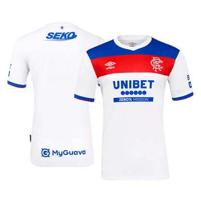 Glasgow Rangers Away Soccer Jersey 2025/26 White