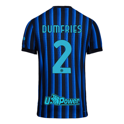 Authentic DUMFRIES #2 Inter Milan Home Soccer Jersey 2025/26