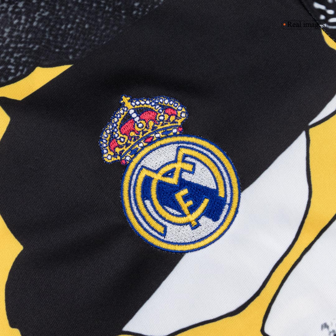 Real Madrid X Marvel Soccer Jersey 25/26 Black&White