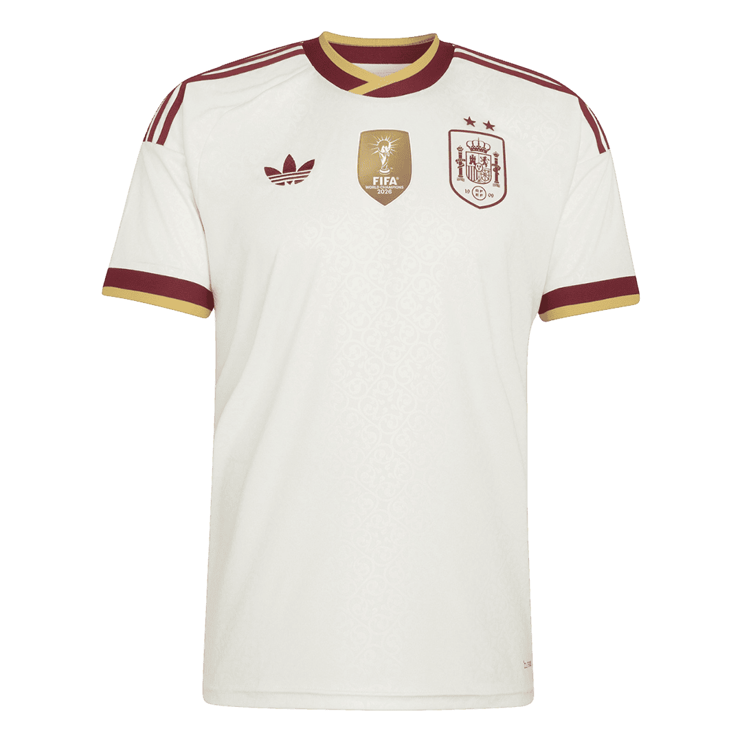 Spain Champion Edition Away Soccer Jersey World Cup 2026 White