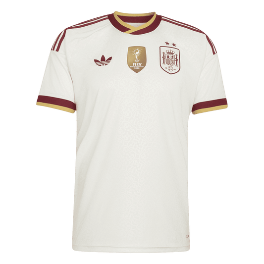 Spain Champion Edition Away Soccer Jersey World Cup 2026 White
