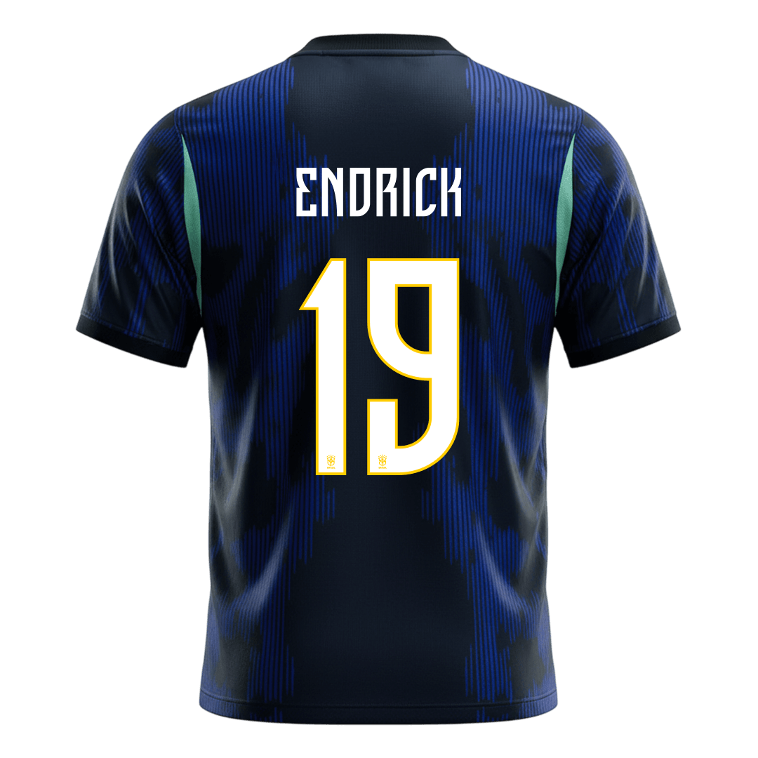 ENDRICK #19 Brazil Away Soccer Jersey World Cup 2026 Navy