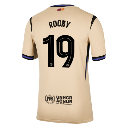 ROONY #19 Barcelona Away Soccer Jersey 2025/26 Yellow - UCL