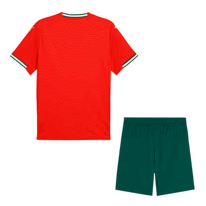 Portugal Home Soccer Jersey Kit(Jersey+Shorts) 2025