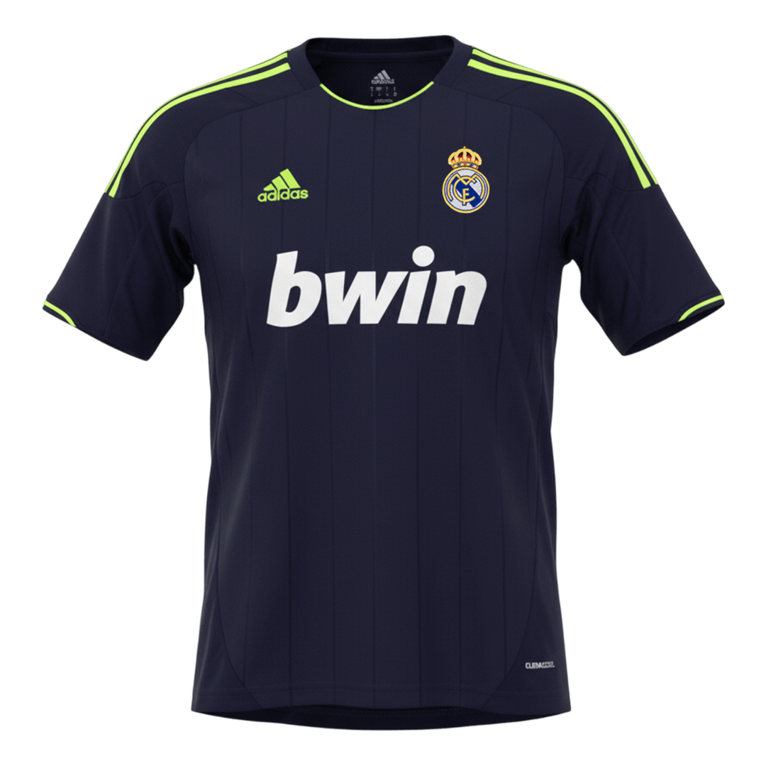 Retro 12/13 Real Madrid Away Soccer Jersey Black