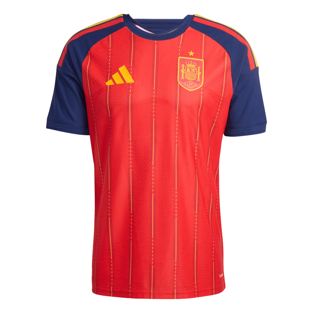 Authentic Spain Home Soccer Jersey 2026