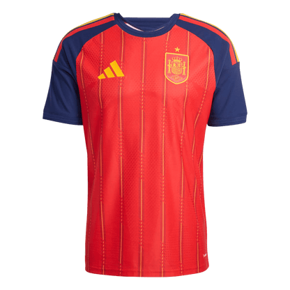 Authentic Spain Home Soccer Jersey 2026