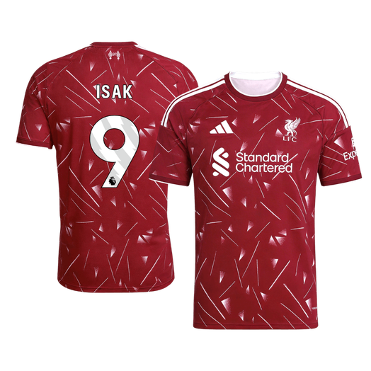 ISAK #9 Liverpool Home Soccer Jersey 26/27 Red
