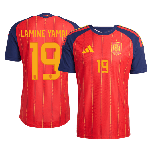 Player Version LAMINE YAMAL #19 Spain Home Soccer Jersey 2026