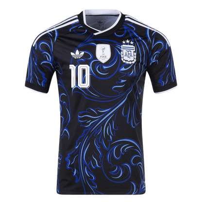 MESSI #10 Argentina Away Soccer Jersey World Cup 2026 Black