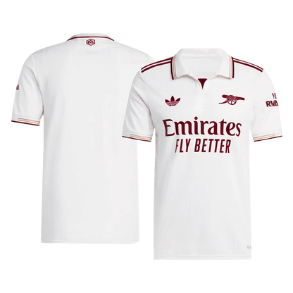 Authentic Arsenal Third Away Soccer Jersey 2025/26 White