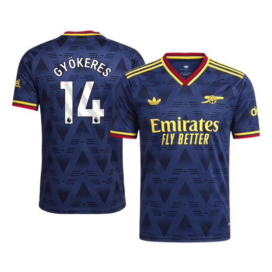 Player Version GYÖKERES #14 Arsenal Away Football Jersey 2026/27