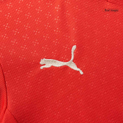 Kid's Portugal Home Soccer Jersey Kit(Jersey+Shorts) 2025 Red