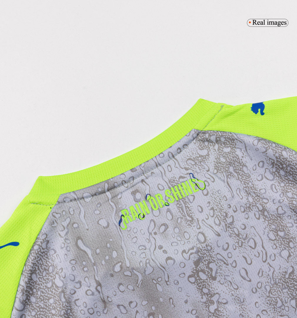 Kid's Manchester City Third Away Soccer Jersey Kit(Jersey+Shorts+Socks) 2025/26