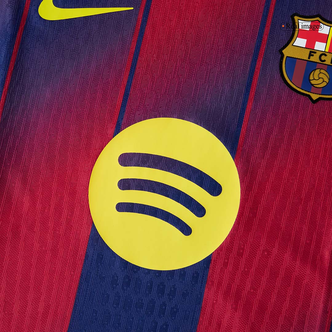 Authentic LAMINE YAMAL #10 Barcelona Home Soccer Jersey 2025/26