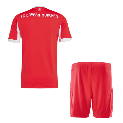 Bayern Munich Home Soccer Jersey Kit(Jersey+Shorts) 2025/26 Red