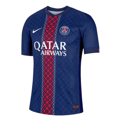 Authentic  B.BARCOLA #29 PSG Home Soccer Jersey 2025/26 Navy