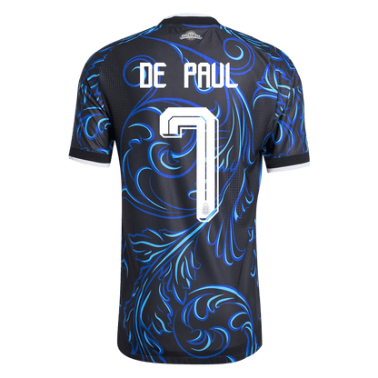 Authentic DE PAUL #7 Argentina Away Soccer Jersey 2026