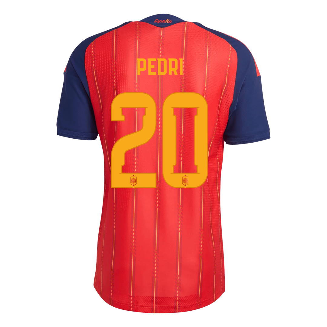 Authentic PEDRI #20 Spain Home Soccer Jersey 2026