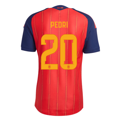 Authentic PEDRI #20 Spain Home Soccer Jersey 2026