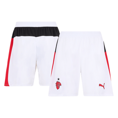 AC Milan Away Soccer Shorts 25/26 White