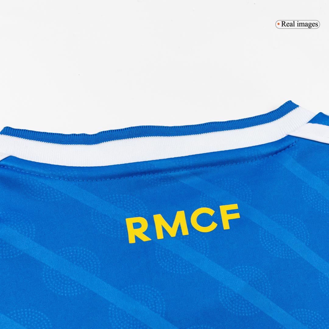 Kid's Real Madrid Third Away Soccer Jersey Kit(Jersey+Shorts+Socks) 25/26 Blue