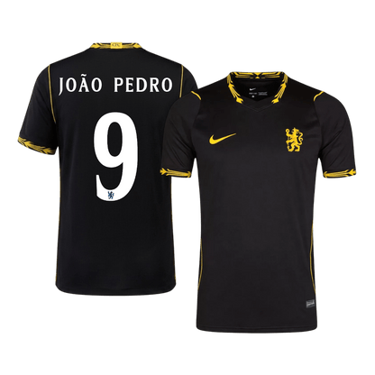 JOÃO PEDRO #9 Chelsea Away Soccer Jersey 2026/27 Black - Cup Printing