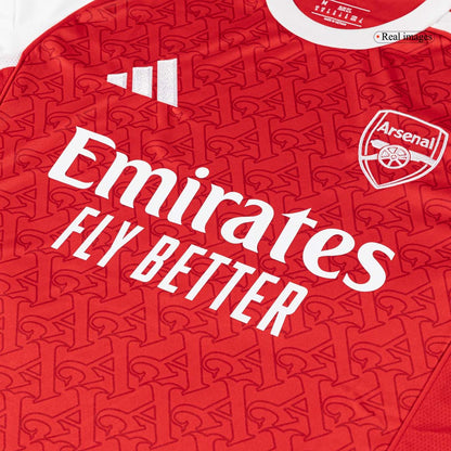 Arsenal Home Soccer Jersey Kit(Jersey+Shorts) 2025/26 Red