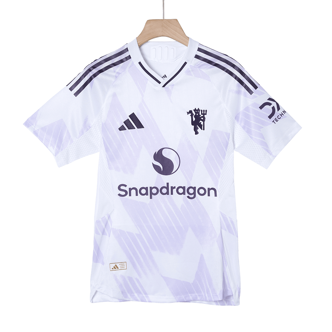 Authentic B.FERNANDES #8 Manchester United Away Soccer Jersey 2025/26
