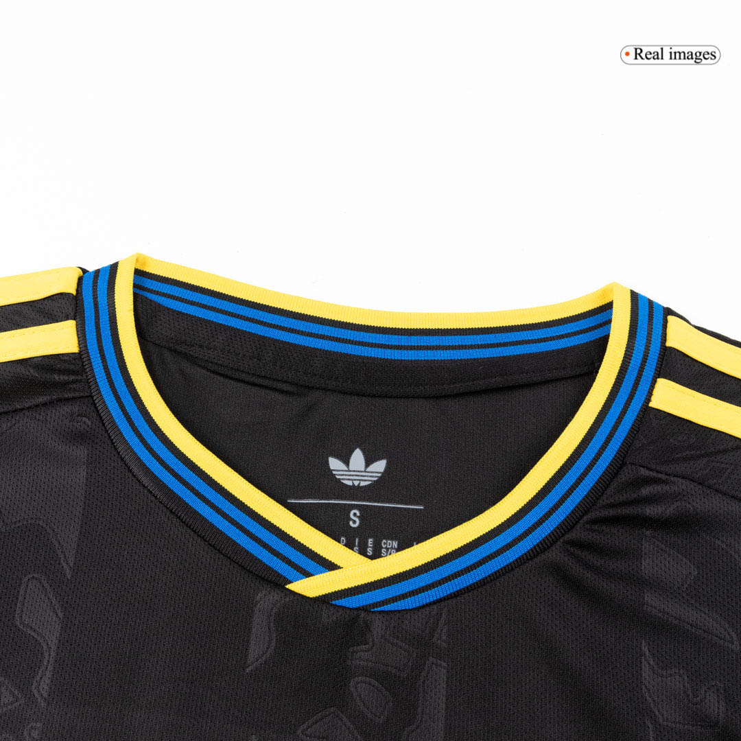 Manchester United Third Away Long Sleeve Soccer Jersey 2025/26 Black