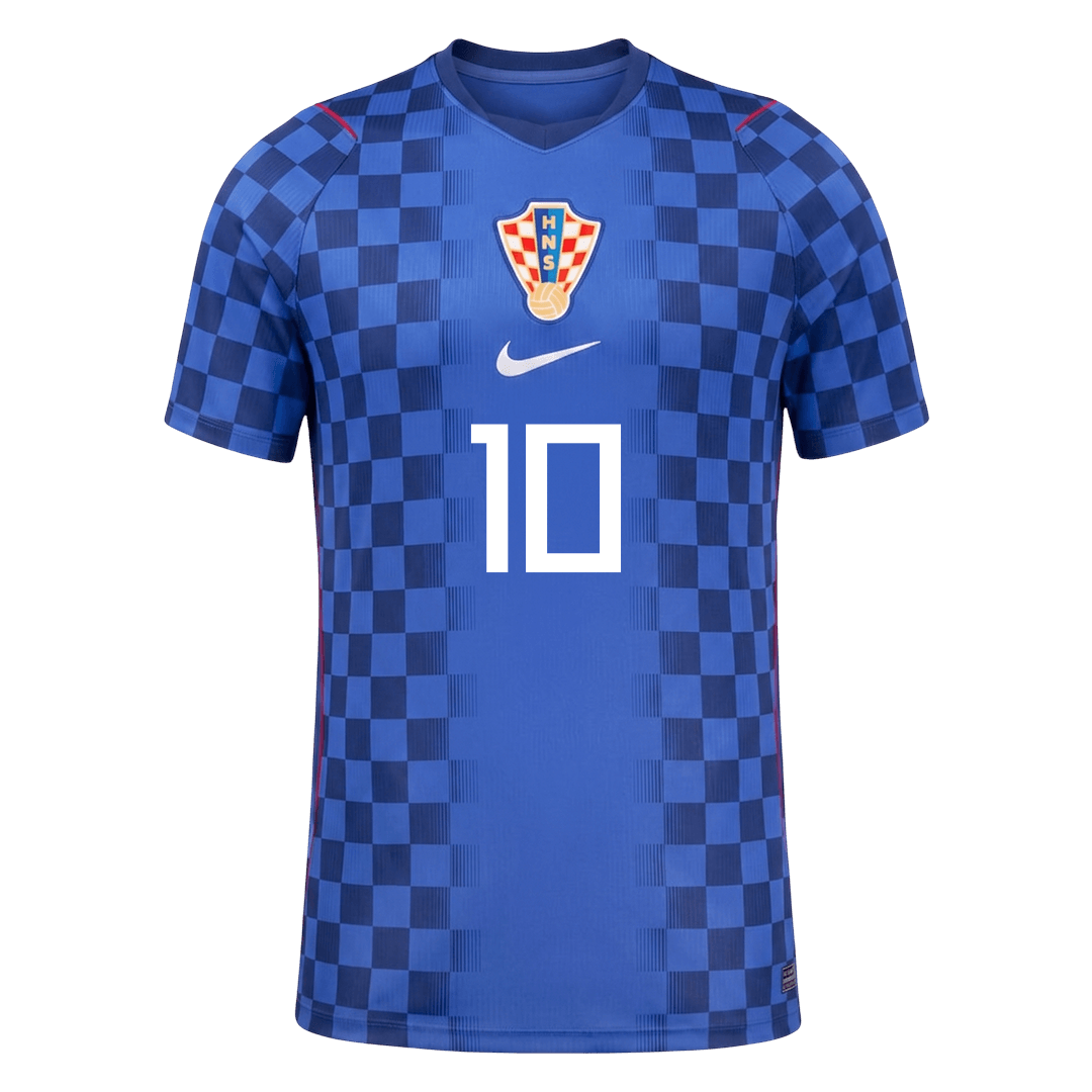 Authentic MODRIĆ #10 Croatia Away Soccer Jersey 2026
