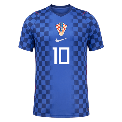 Authentic MODRIĆ #10 Croatia Away Soccer Jersey 2026