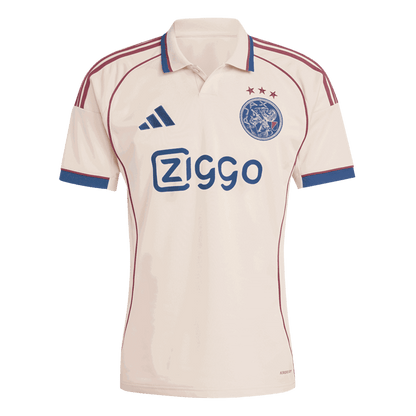 Ajax Third Away Soccer Jersey 2025/26 White