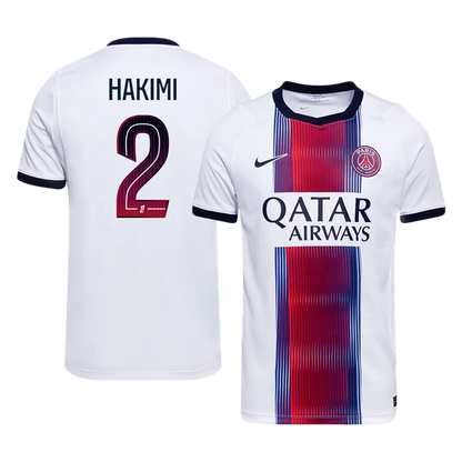 HAKIMI #2 PSG Away Soccer Jersey 2026/27 White