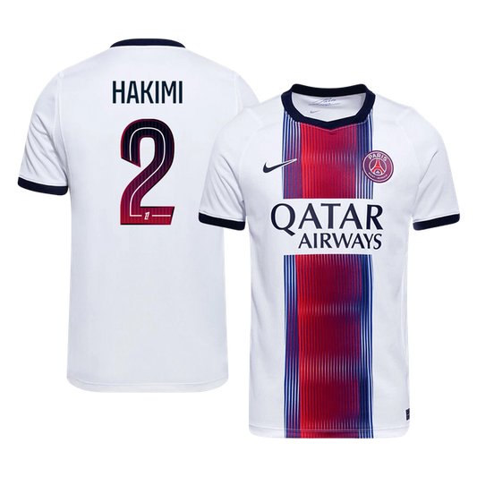 HAKIMI #2 PSG Away Soccer Jersey 2026/27 White