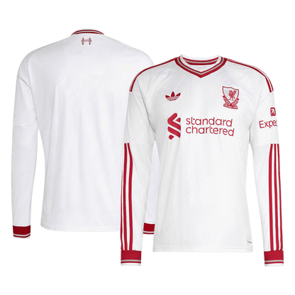Liverpool Away Long Sleeve Soccer Jersey 2026/27 White