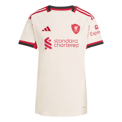 Women's Liverpool Away Soccer Jersey 25/26 White