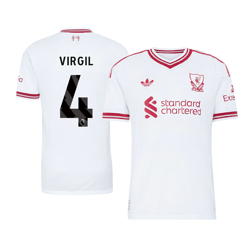 Authentic VIRGIL #4 Liverpool Away Soccer Jersey 2026/27
