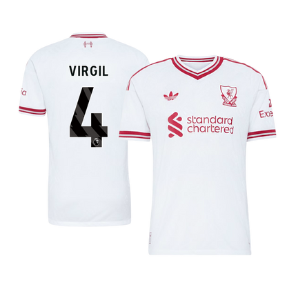 Authentic VIRGIL #4 Liverpool Away Soccer Jersey 2026/27