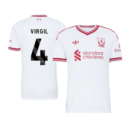Authentic VIRGIL #4 Liverpool Away Soccer Jersey 2026/27
