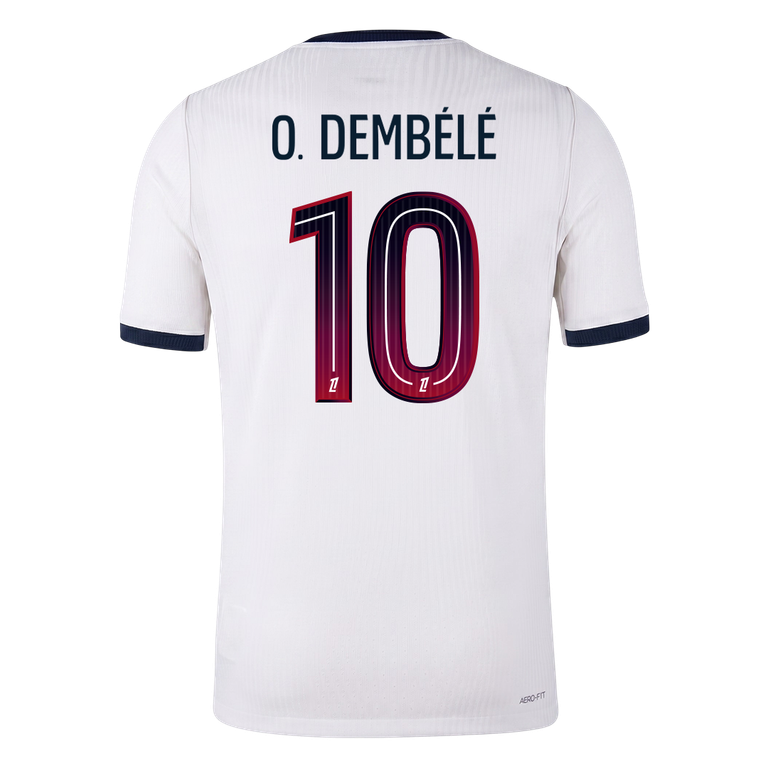 Authentic O. DEMBÉLÉ #10 PSG Away Soccer Jersey 2026/27