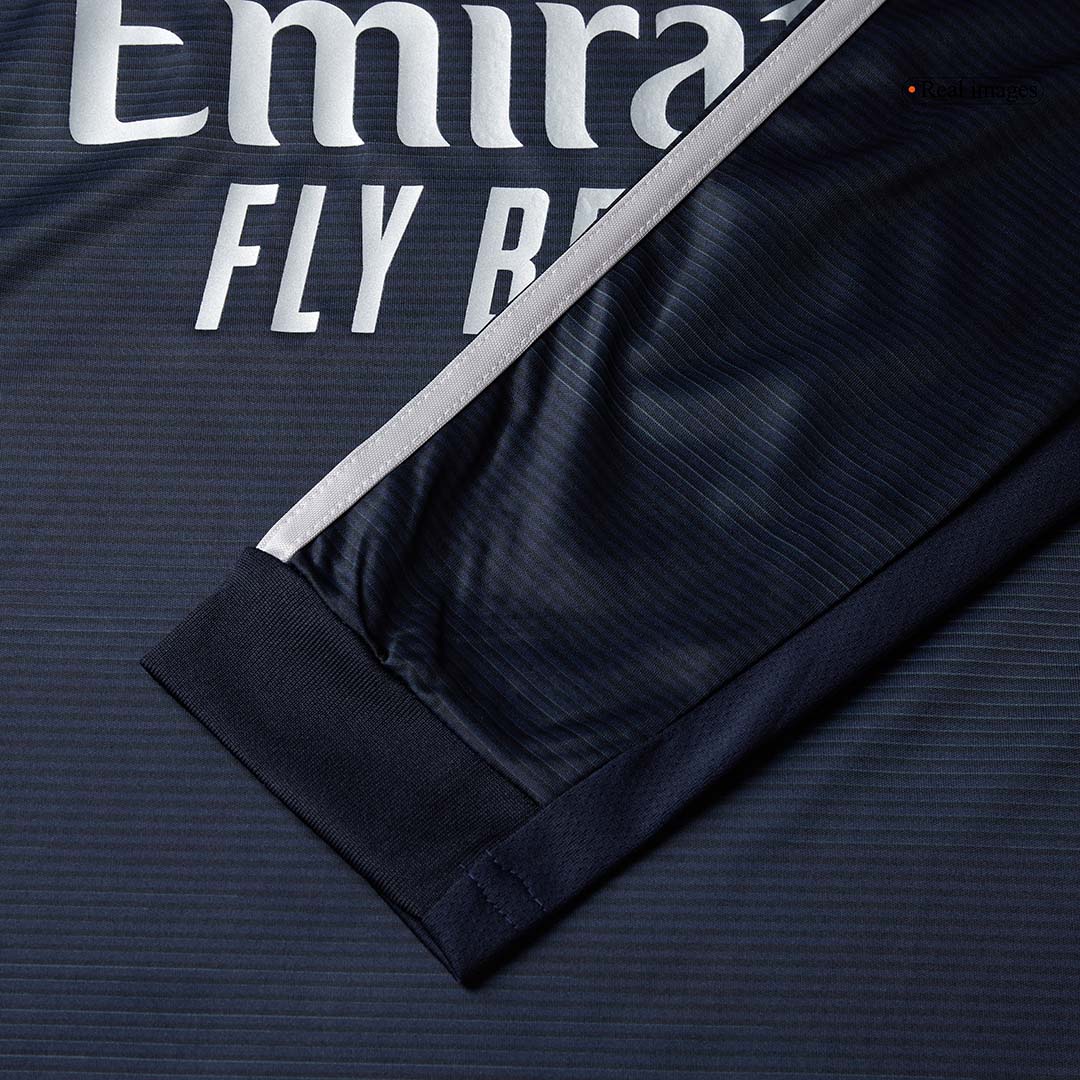 Real Madrid Away Long Sleeve Soccer Jersey 2025/26 Navy