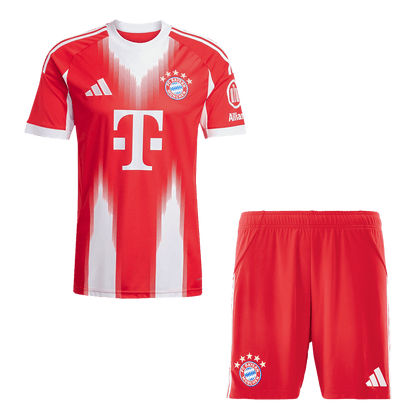 Bayern Munich Home Soccer Jersey Kit(Jersey+Shorts) 2025/26 Red
