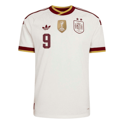 Authentic GAVI #9 Spain Away Soccer Jersey 2026