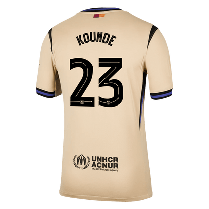 KOUNDE #23 Barcelona Away Soccer Jersey 2025/26