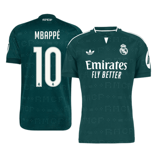 MBAPPÉ #10 Real Madrid Away Soccer Jersey 2026/27 Green
