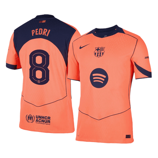 Authentic PEDRI #8 Barcelona Third Away Soccer Jersey 2025/26