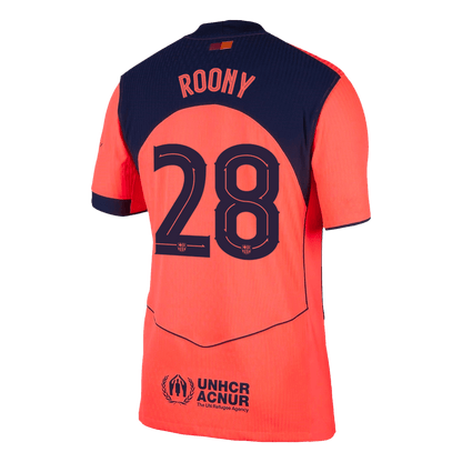 Authentic ROONY #28 Barcelona Third Away Soccer Jersey 2025/26