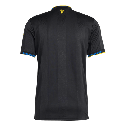 Authentic Manchester United Third Away Soccer Jersey 2025/26 Black