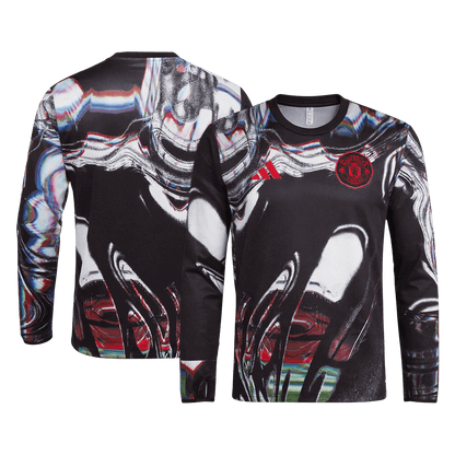 Manchester United Pre-Match Long Sleeve Football Shirt 2025/26